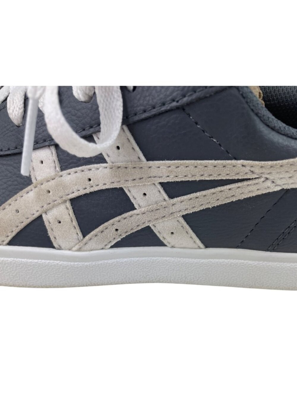 Asics Dark Gray Classic CT Sneakers Shoes Leather 1192 A 222 Womens Size 8 - Picture 6 of 11
